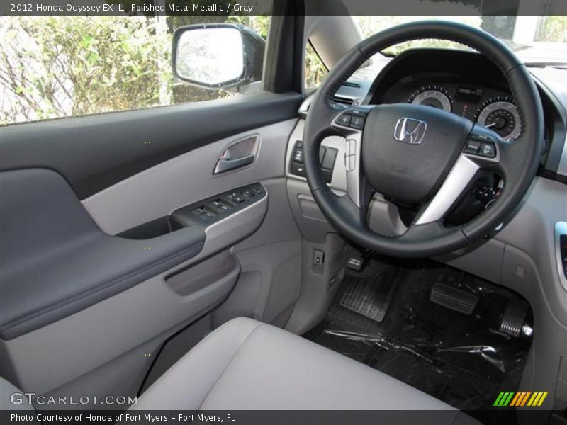 Polished Metal Metallic / Gray 2012 Honda Odyssey EX-L