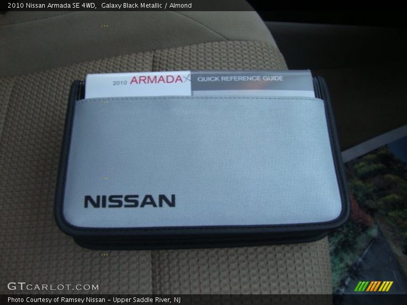 Galaxy Black Metallic / Almond 2010 Nissan Armada SE 4WD