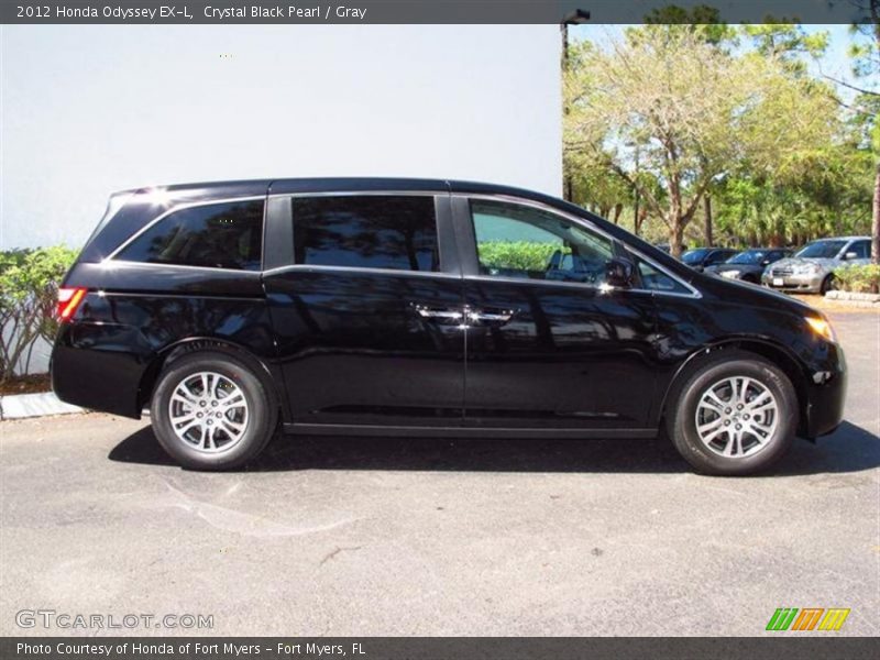 Crystal Black Pearl / Gray 2012 Honda Odyssey EX-L