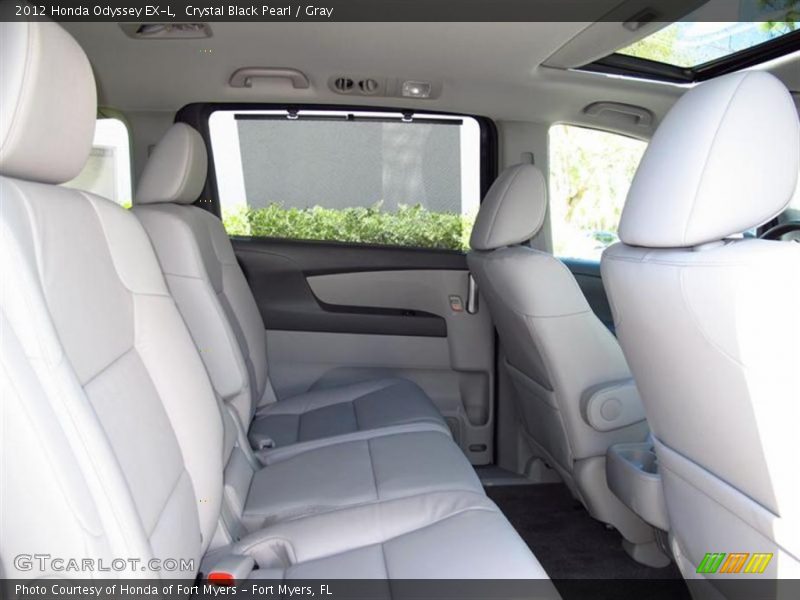 Crystal Black Pearl / Gray 2012 Honda Odyssey EX-L