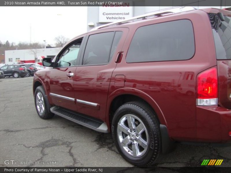 Tuscan Sun Red Pearl / Charcoal 2010 Nissan Armada Platinum 4WD