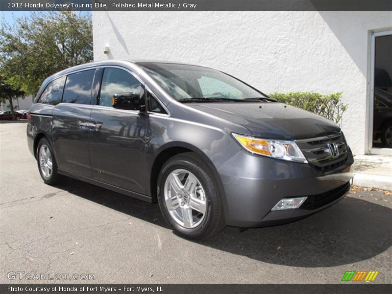 Polished Metal Metallic / Gray 2012 Honda Odyssey Touring Elite