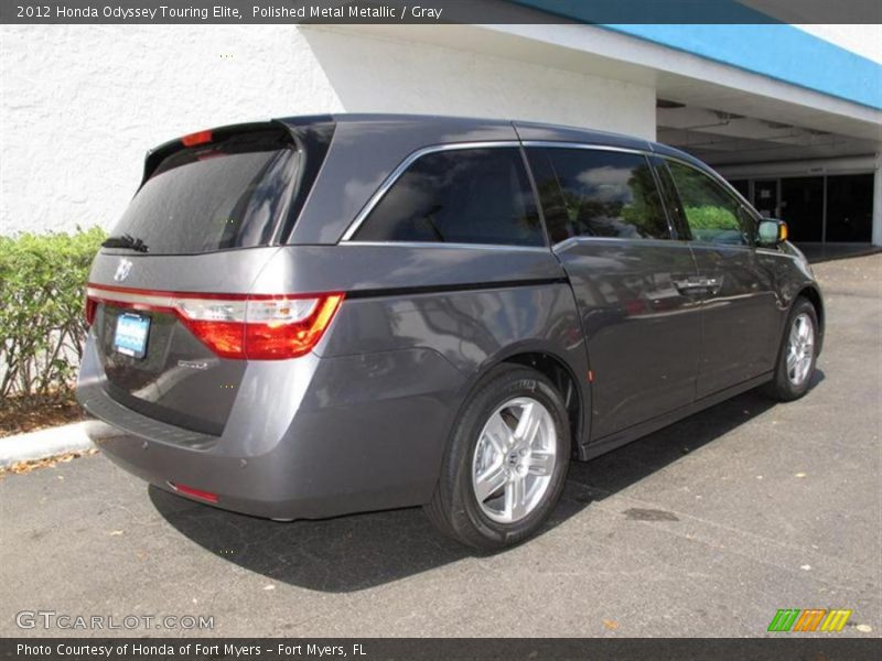 Polished Metal Metallic / Gray 2012 Honda Odyssey Touring Elite