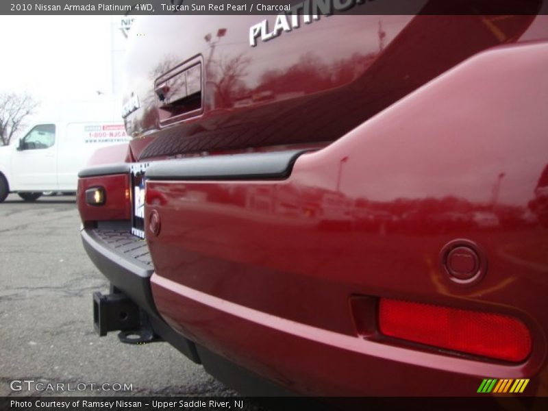 Tuscan Sun Red Pearl / Charcoal 2010 Nissan Armada Platinum 4WD