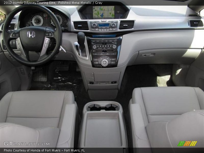 Polished Metal Metallic / Gray 2012 Honda Odyssey Touring Elite