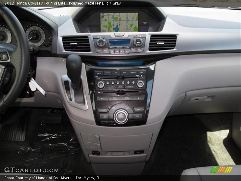 Polished Metal Metallic / Gray 2012 Honda Odyssey Touring Elite