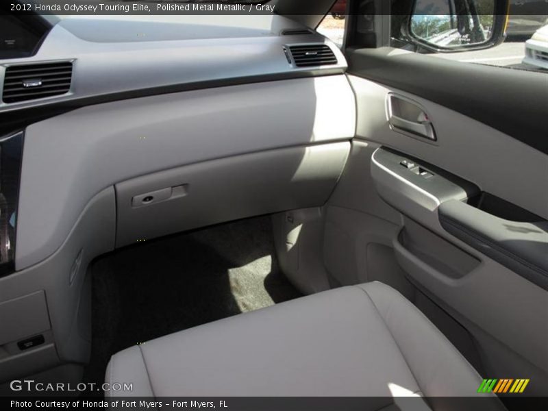 Polished Metal Metallic / Gray 2012 Honda Odyssey Touring Elite