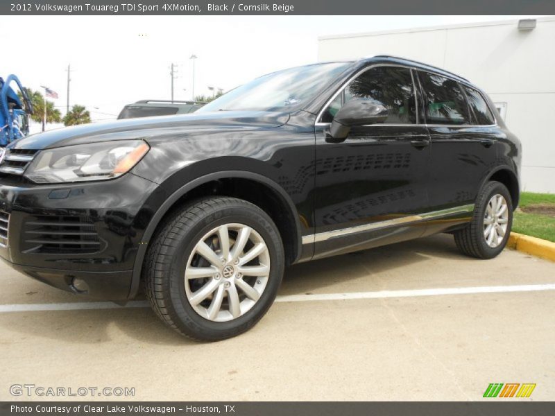 Black / Cornsilk Beige 2012 Volkswagen Touareg TDI Sport 4XMotion