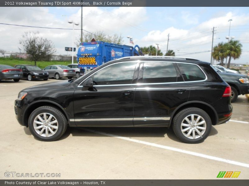 Black / Cornsilk Beige 2012 Volkswagen Touareg TDI Sport 4XMotion