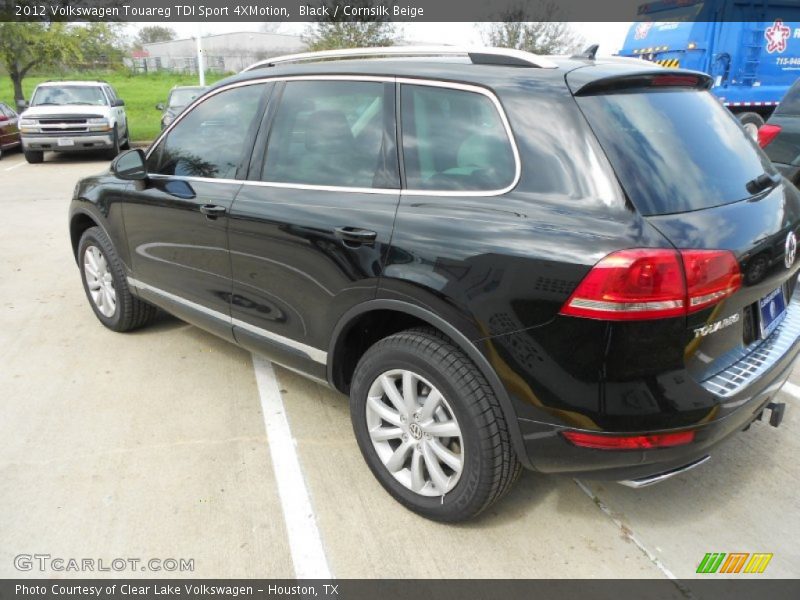Black / Cornsilk Beige 2012 Volkswagen Touareg TDI Sport 4XMotion
