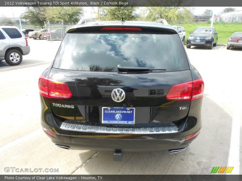 Black / Cornsilk Beige 2012 Volkswagen Touareg TDI Sport 4XMotion