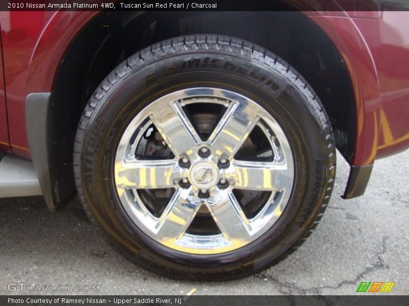 Tuscan Sun Red Pearl / Charcoal 2010 Nissan Armada Platinum 4WD