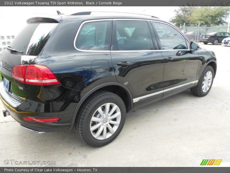 Black / Cornsilk Beige 2012 Volkswagen Touareg TDI Sport 4XMotion