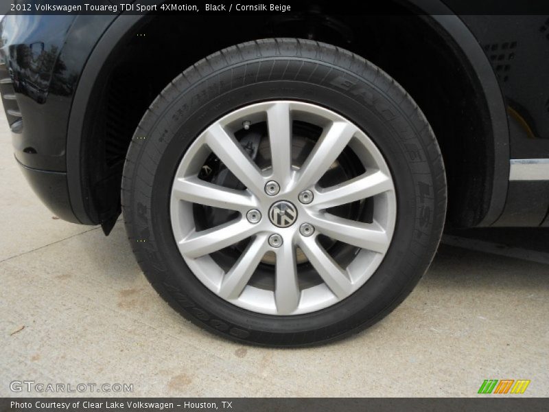 Black / Cornsilk Beige 2012 Volkswagen Touareg TDI Sport 4XMotion