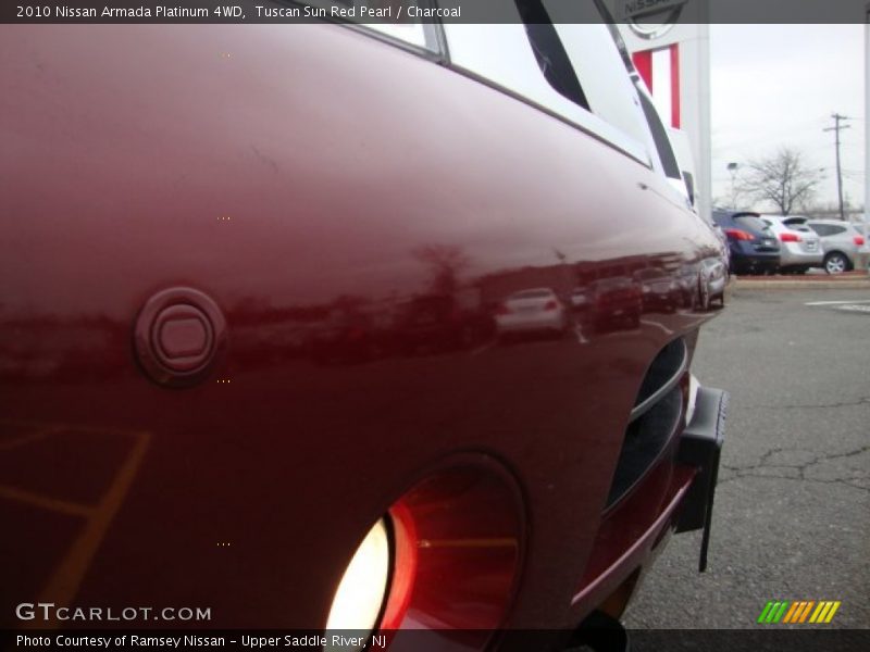 Tuscan Sun Red Pearl / Charcoal 2010 Nissan Armada Platinum 4WD