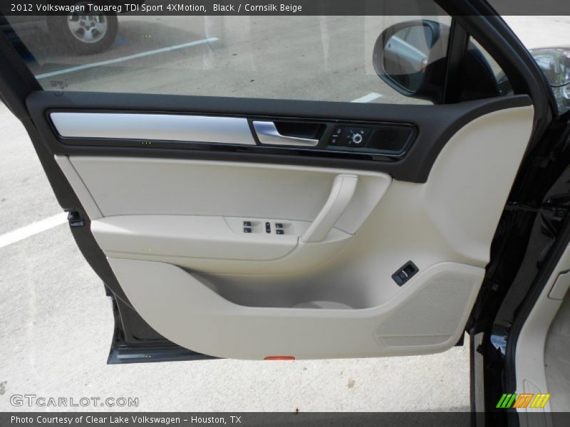 Black / Cornsilk Beige 2012 Volkswagen Touareg TDI Sport 4XMotion