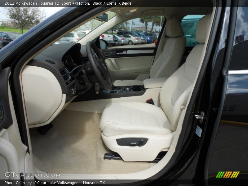 Black / Cornsilk Beige 2012 Volkswagen Touareg TDI Sport 4XMotion