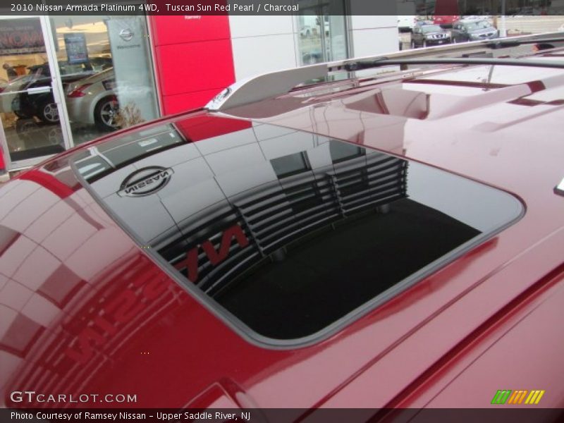 Tuscan Sun Red Pearl / Charcoal 2010 Nissan Armada Platinum 4WD