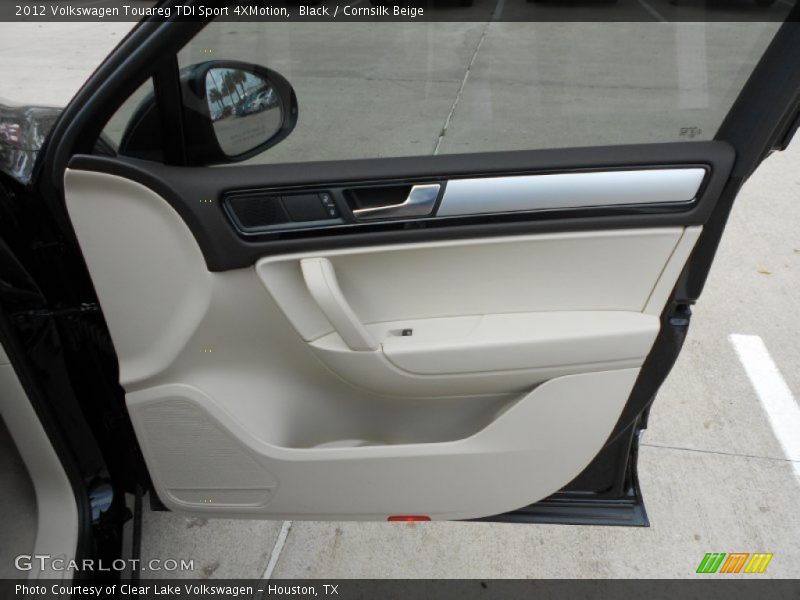 Black / Cornsilk Beige 2012 Volkswagen Touareg TDI Sport 4XMotion