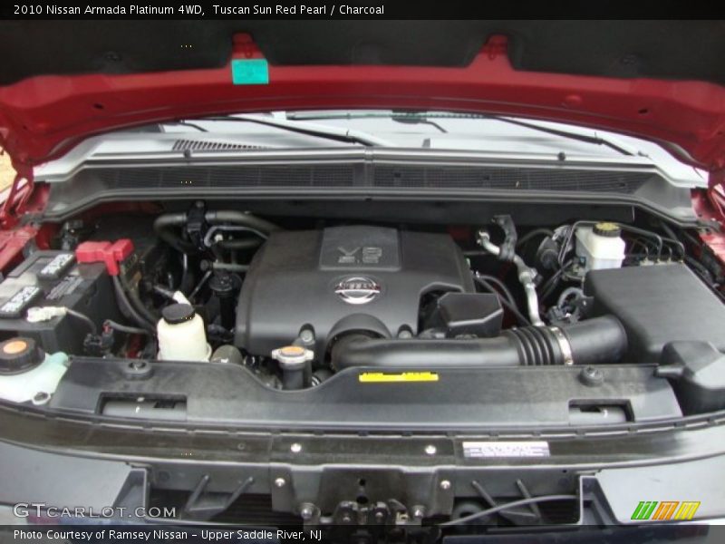Tuscan Sun Red Pearl / Charcoal 2010 Nissan Armada Platinum 4WD