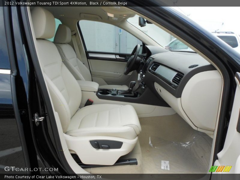 Black / Cornsilk Beige 2012 Volkswagen Touareg TDI Sport 4XMotion