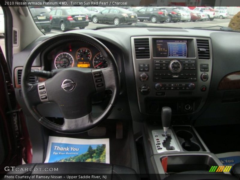 Tuscan Sun Red Pearl / Charcoal 2010 Nissan Armada Platinum 4WD