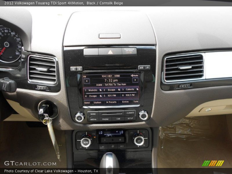 Black / Cornsilk Beige 2012 Volkswagen Touareg TDI Sport 4XMotion