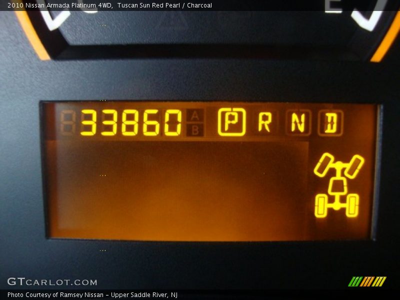 Tuscan Sun Red Pearl / Charcoal 2010 Nissan Armada Platinum 4WD
