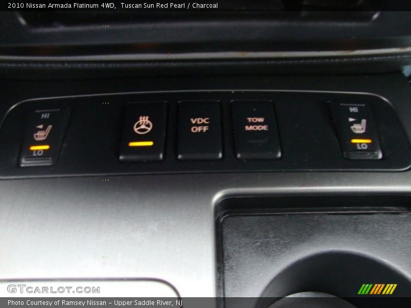 Tuscan Sun Red Pearl / Charcoal 2010 Nissan Armada Platinum 4WD