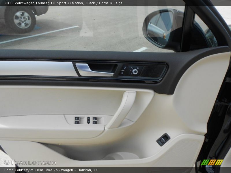 Black / Cornsilk Beige 2012 Volkswagen Touareg TDI Sport 4XMotion