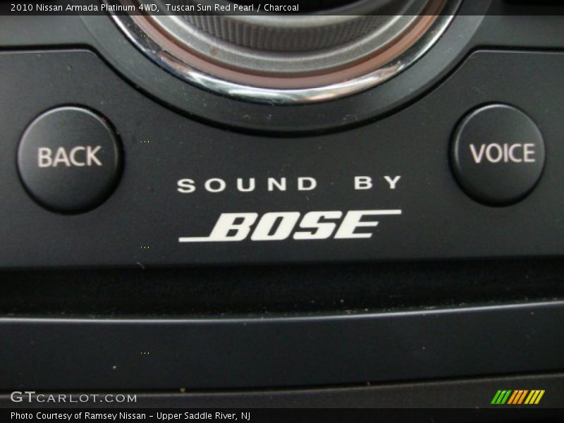 Tuscan Sun Red Pearl / Charcoal 2010 Nissan Armada Platinum 4WD