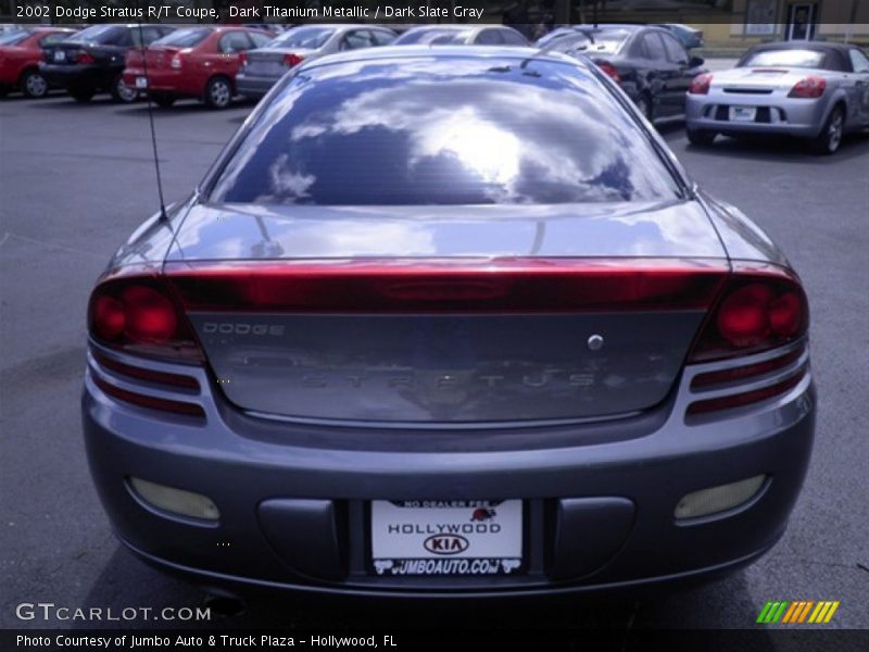 Dark Titanium Metallic / Dark Slate Gray 2002 Dodge Stratus R/T Coupe