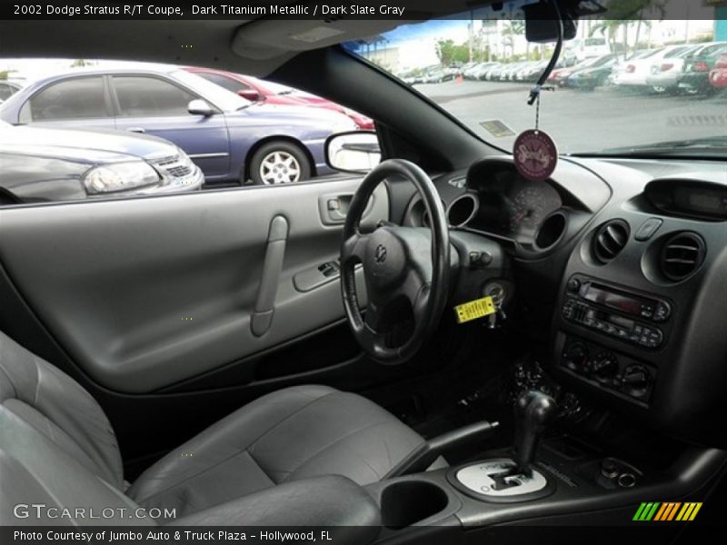 Dark Titanium Metallic / Dark Slate Gray 2002 Dodge Stratus R/T Coupe