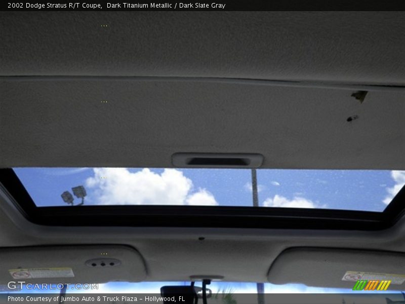 Dark Titanium Metallic / Dark Slate Gray 2002 Dodge Stratus R/T Coupe