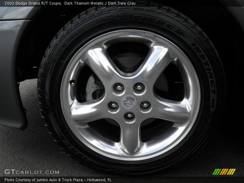 Dark Titanium Metallic / Dark Slate Gray 2002 Dodge Stratus R/T Coupe