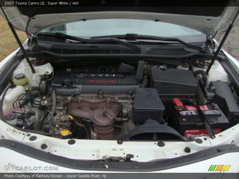 Super White / Ash 2007 Toyota Camry LE