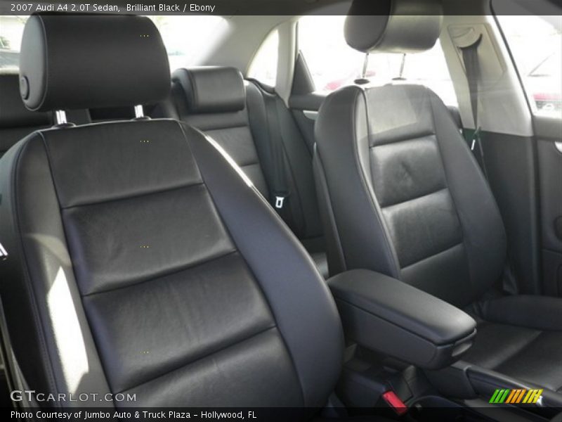 Brilliant Black / Ebony 2007 Audi A4 2.0T Sedan