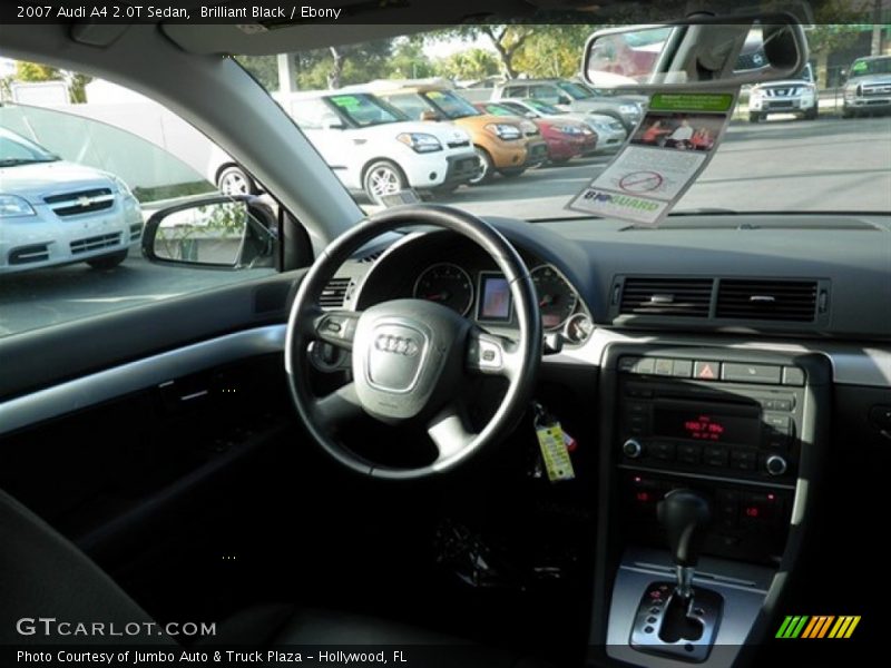 Brilliant Black / Ebony 2007 Audi A4 2.0T Sedan