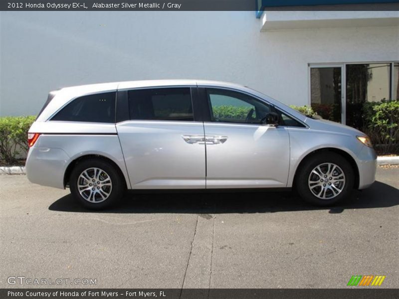 Alabaster Silver Metallic / Gray 2012 Honda Odyssey EX-L