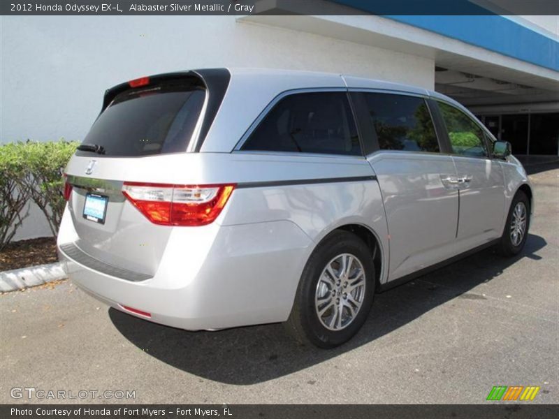 Alabaster Silver Metallic / Gray 2012 Honda Odyssey EX-L