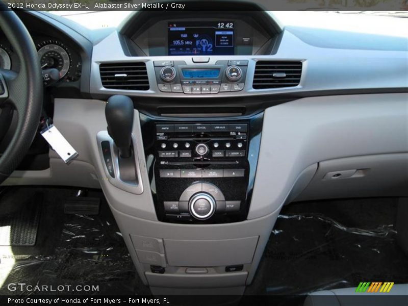 Alabaster Silver Metallic / Gray 2012 Honda Odyssey EX-L