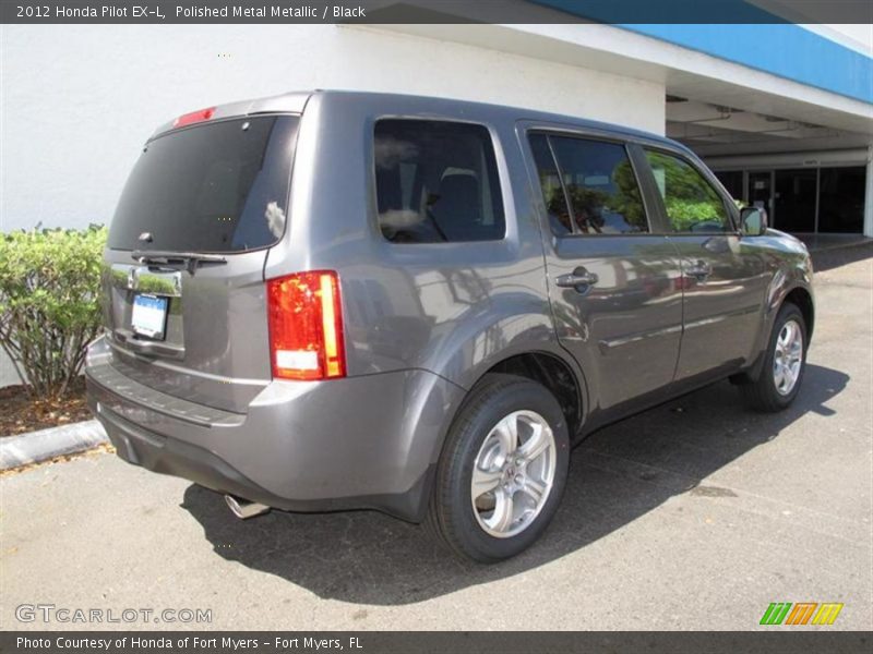 Polished Metal Metallic / Black 2012 Honda Pilot EX-L