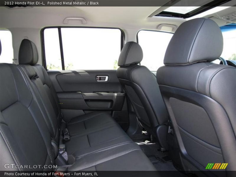 Polished Metal Metallic / Black 2012 Honda Pilot EX-L