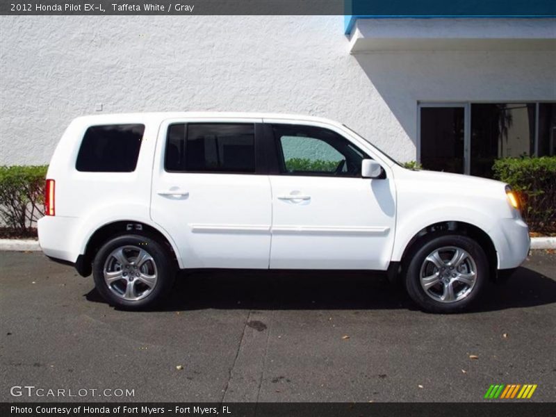 Taffeta White / Gray 2012 Honda Pilot EX-L