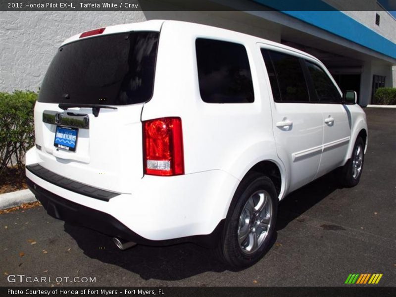 Taffeta White / Gray 2012 Honda Pilot EX-L