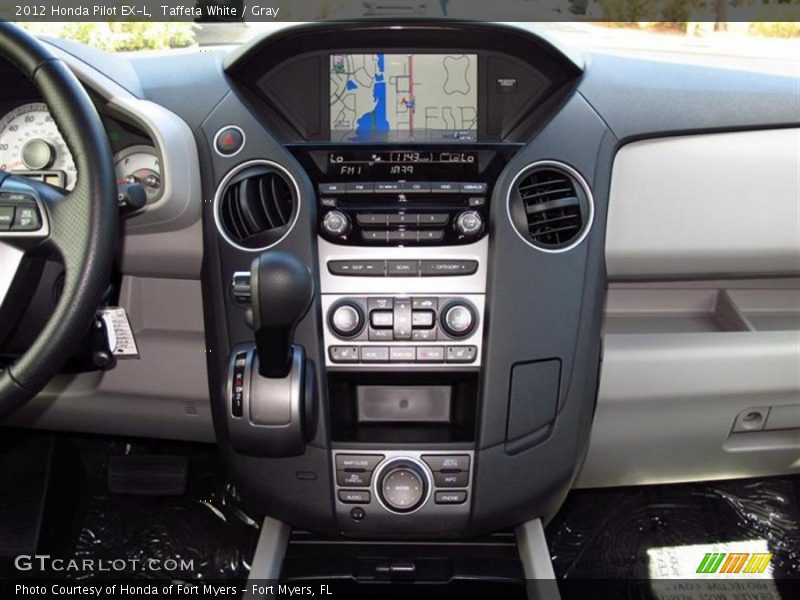 Taffeta White / Gray 2012 Honda Pilot EX-L