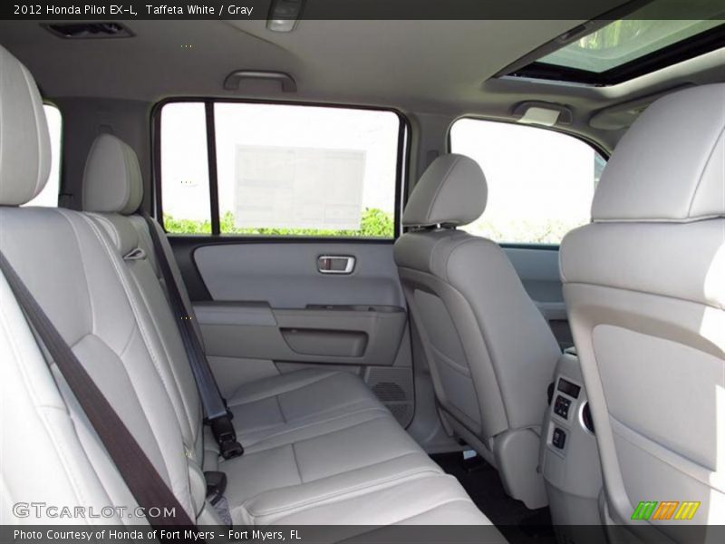 Taffeta White / Gray 2012 Honda Pilot EX-L