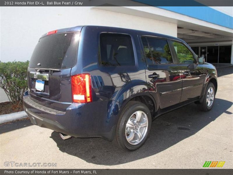 Bali Blue Pearl / Gray 2012 Honda Pilot EX-L