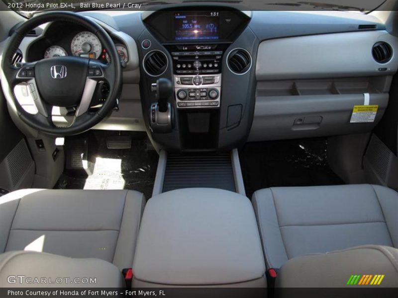 Bali Blue Pearl / Gray 2012 Honda Pilot EX-L