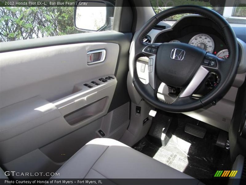 Bali Blue Pearl / Gray 2012 Honda Pilot EX-L